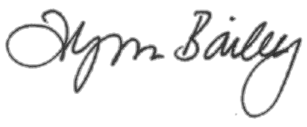 Lynn Bailey signature